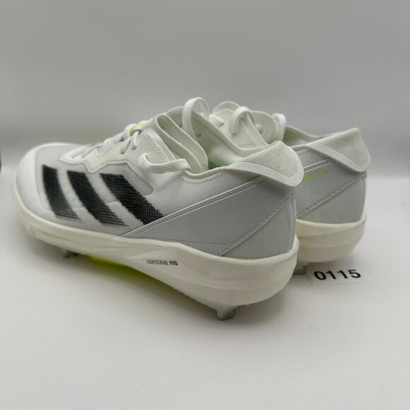 Adidas Adizero Instinct+ Softball Cleats Wms 8.5 White/Neon - Picture 5 of 9